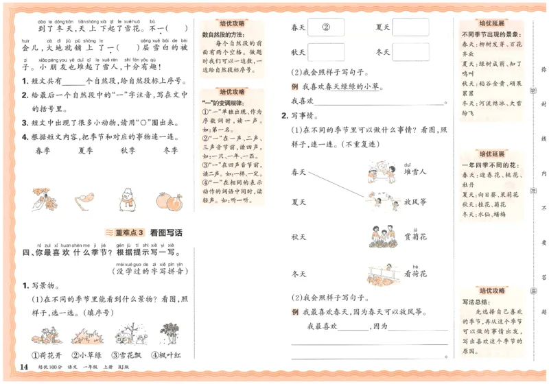 25秋王朝霞：培优100分 1语上