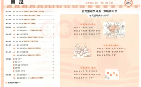 25秋王朝霞：培优100分 1语上