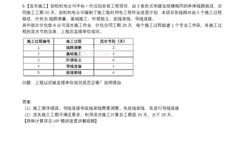 4月12日作业施工进度答案_2026年一级建造师_2026年一建机电_2025年一建机电SVIP_02-基础精讲✿高端面授✿深度强化_30-机电《全系VIP班》劲松SMR_作业_答案