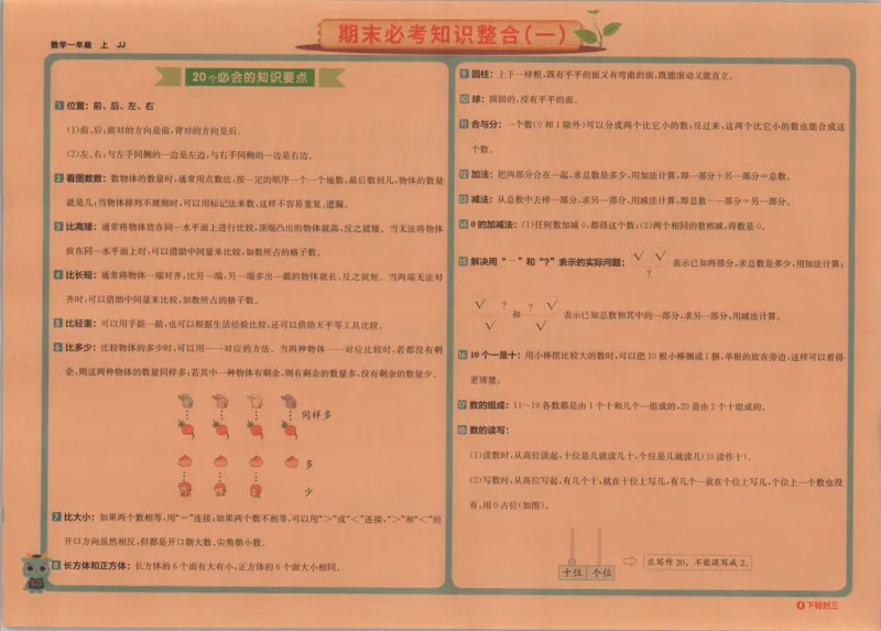 25秋《非常海淀AB卷》1年级上册 数学 冀教版 