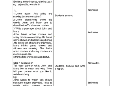 八年级英语教案：Unit5Doyouwanttowatchagameshow3_初中英语新版_最新人教版英语八年级上册_老版（含有参考价值）_01教案人教版初中英语八上（多版本）易提分旗舰店