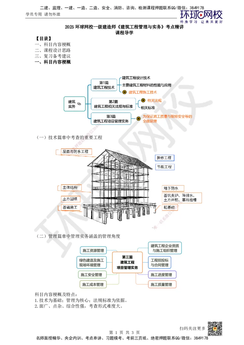 01.课程导学_2026年一级建造师_2026年一建建筑_2025年一建建筑SVIP_02-基础精讲✿高端面授✿深度强化_25-建筑《考点精讲班》龙炎飞、马红HQ_马红
