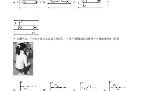 2018年高考物理试卷（浙江）（4月）（空白卷）_物理历年高考真题_新&middot;Word版2008-2025&middot;高考物理真题_物理（按省份分类）2008-2025_2008-2025&middot;（浙江）物理高考真题