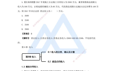 12.2025王晓波-万能母题特训-（11）第8章收入_2026年一级建造师_2026年一建经济_2025年一建经济SVIP_03-习题精析✿实战特训✿模考通关_43-经济《万能母题特训》王晓波HX_讲义