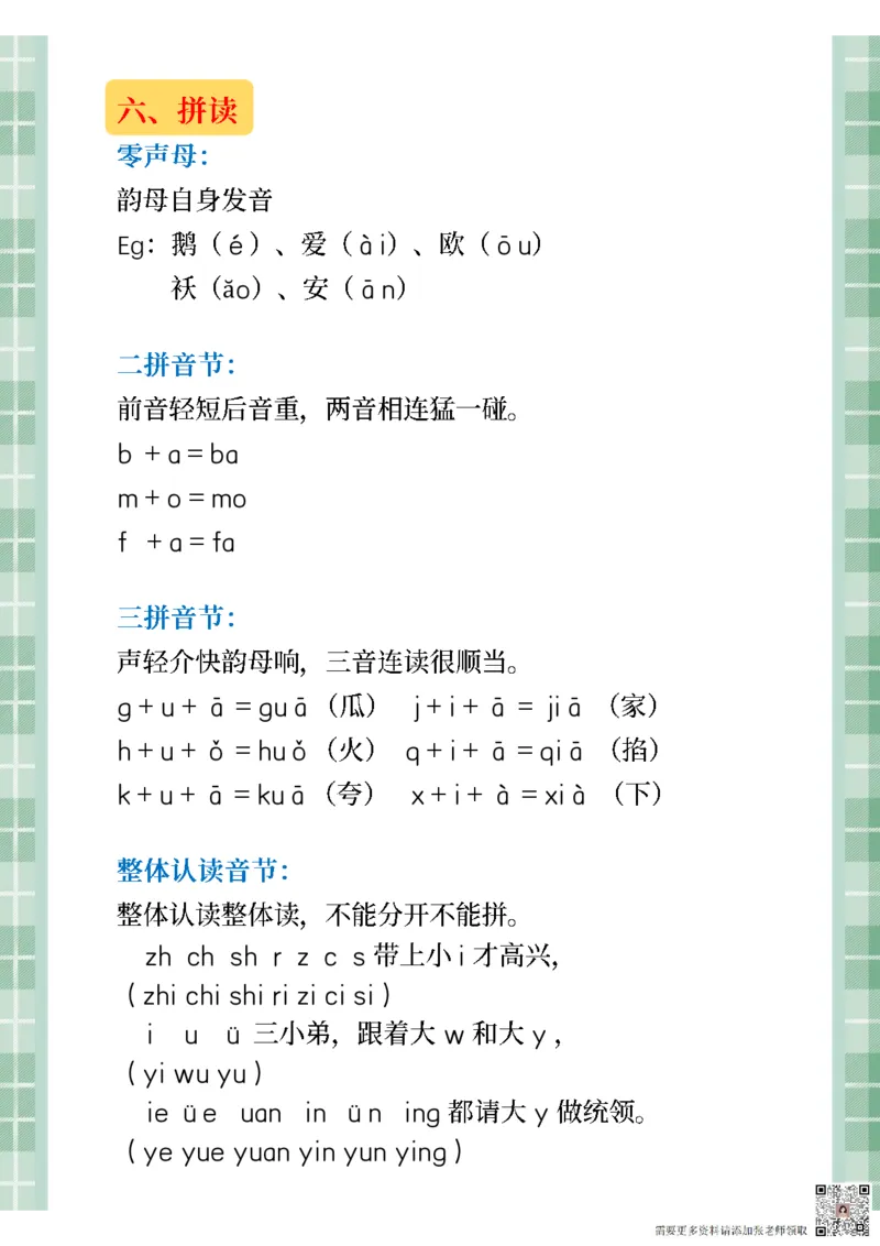 01拼音汇总_一年级上下册资料_一年级上册小红书同款资料_一年级(1)