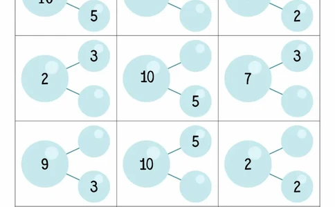 数学分成练习_幼小语数英专项资料_幼小数学专项