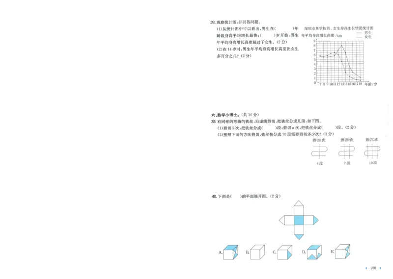 一本小升初冲刺新卷数学_2024年人教版小学数学一二三四五六年级上册下册期中期末试a0747_小学全科《同步练习+精品试卷》打包下载（1-6年级单元月考期中期末试卷）_小升初中总复习