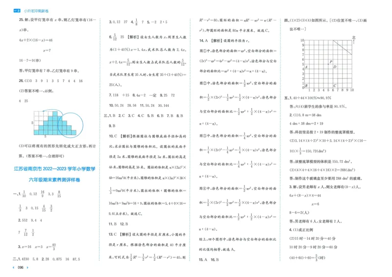 一本小升初冲刺新卷数学_2024年人教版小学数学一二三四五六年级上册下册期中期末试a0747_小学全科《同步练习+精品试卷》打包下载（1-6年级单元月考期中期末试卷）_小升初中总复习