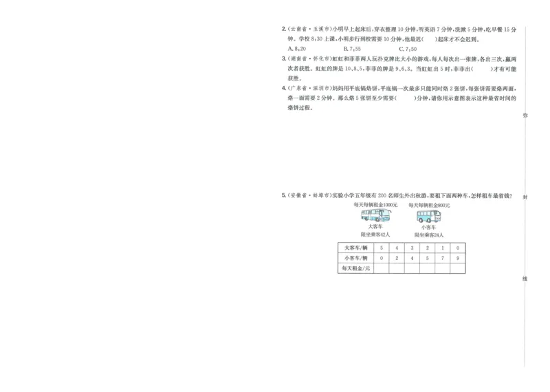 一本小升初冲刺新卷数学_2024年人教版小学数学一二三四五六年级上册下册期中期末试a0747_小学全科《同步练习+精品试卷》打包下载（1-6年级单元月考期中期末试卷）_小升初中总复习