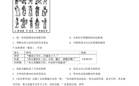 2020年高考历史试卷（海南）（空白卷）_历史历年高考真题_新&middot;Word版2008-2025&middot;高考历史真题_历史（按年份分类）2008-2025_2020&middot;历史高考真题