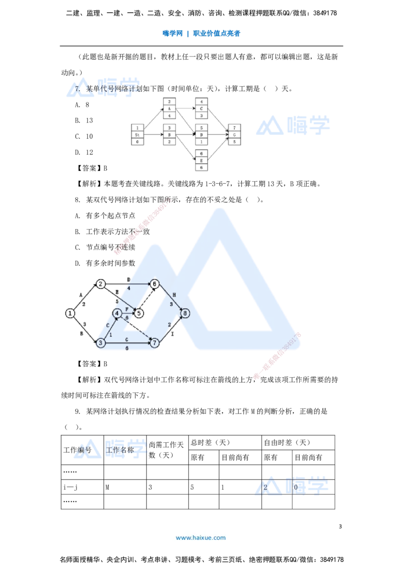 09.2025肖国祥-五年真题解析-2021年真题-选择题（第三章）_2026年一级建造师_2026年一建管理_2025年一建管理SVIP_03-习题精析✿实战特训✿模考通关_02-管理《五年真题解析》王晓丹HX