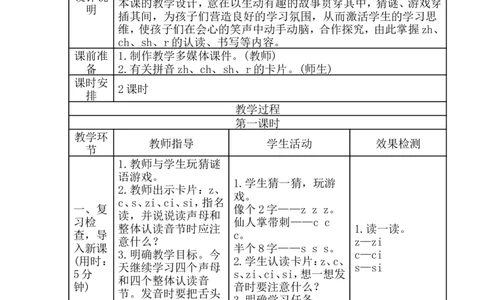 zhchshr导学案_幼小衔接全套_7.幼小衔接全套_01、拼音_1、拼音课件及教案、练习题等_08zhchshr