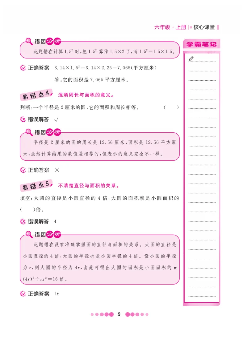 《核心课堂》6年级数学上册（冀教版）册_2024年人教版小学数学一二三四五六年级上册下册期中期末试a0747_小学全科《同步练习+精品试卷》打包下载（1-6年级单元月考期中期末试卷）