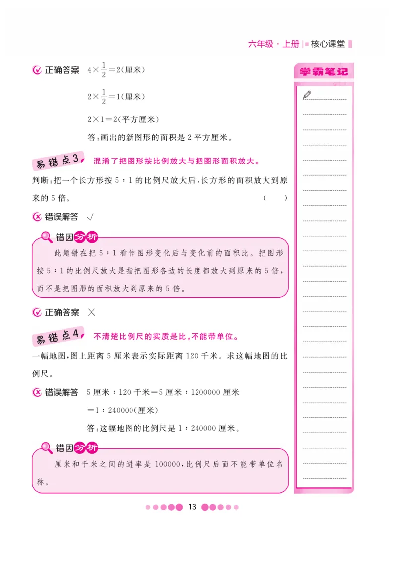 《核心课堂》6年级数学上册（冀教版）册_2024年人教版小学数学一二三四五六年级上册下册期中期末试a0747_小学全科《同步练习+精品试卷》打包下载（1-6年级单元月考期中期末试卷）