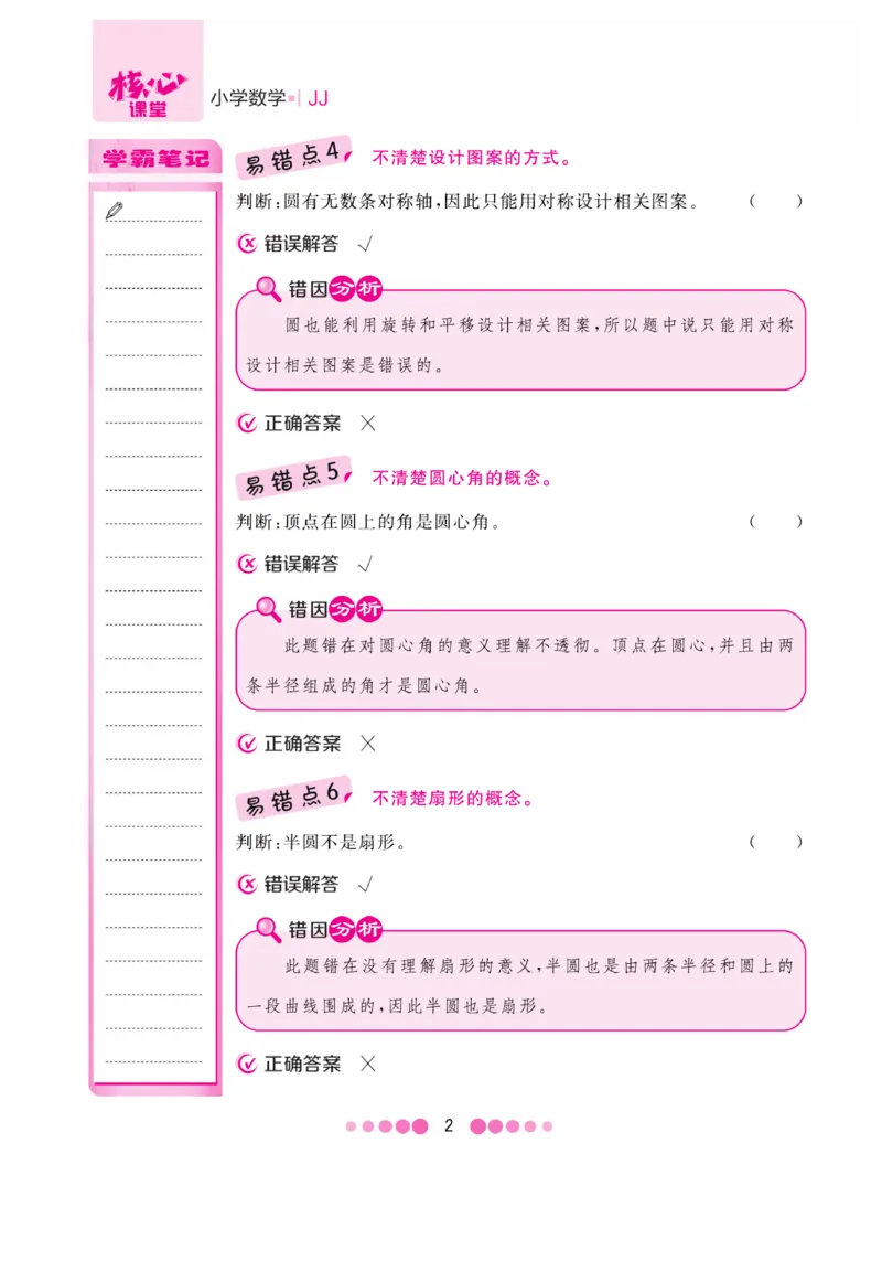 《核心课堂》6年级数学上册（冀教版）册_2024年人教版小学数学一二三四五六年级上册下册期中期末试a0747_小学全科《同步练习+精品试卷》打包下载（1-6年级单元月考期中期末试卷）