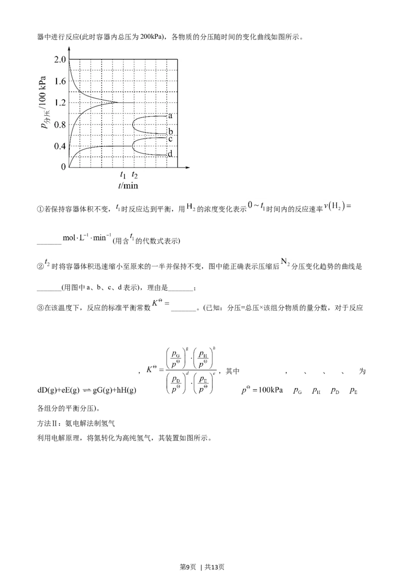 2021年高考化学试卷（湖南）（空白卷）_历年高考真题合集_化学历年高考真题_新&middot;Word版2008-2025&middot;高考化学真题_化学（按年份分类）2008-2025_2021&middot;高考化学真题