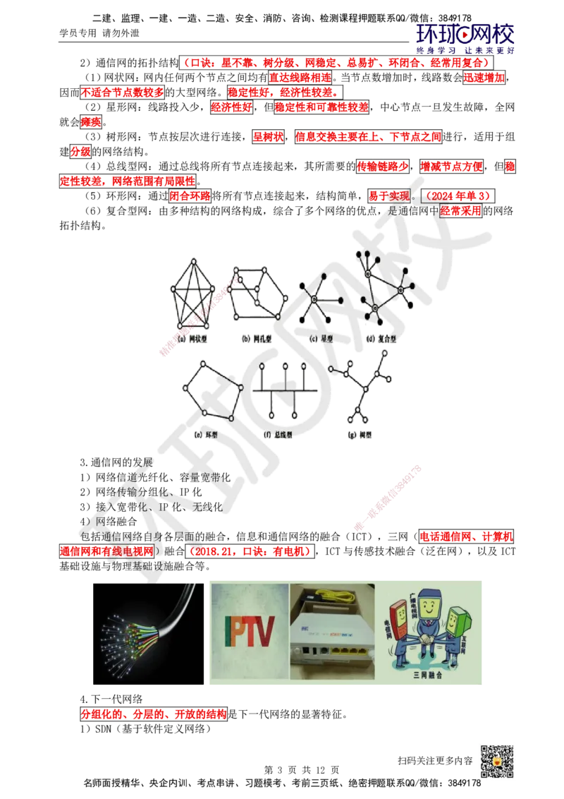 01.第1讲-11通信网_2026年一级建造师_2026年一建通信_2025年一建通信SVIP_02-基础精讲✿高端面授✿深度强化_08-通信《考点精讲班》杨鹏HQ