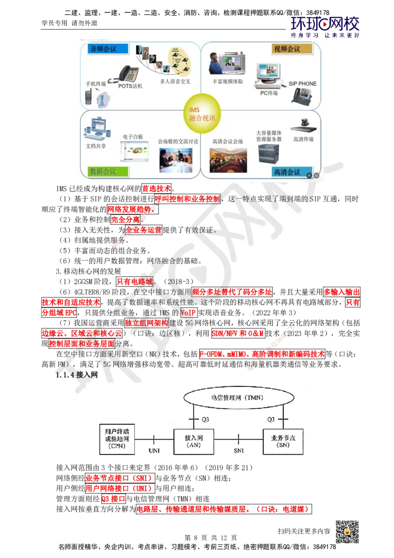 01.第1讲-11通信网_2026年一级建造师_2026年一建通信_2025年一建通信SVIP_02-基础精讲✿高端面授✿深度强化_08-通信《考点精讲班》杨鹏HQ