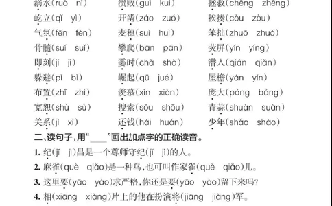 22四（上）语文期末各类重点专项训练_上册_四（上）语文期末专项练习文件夹