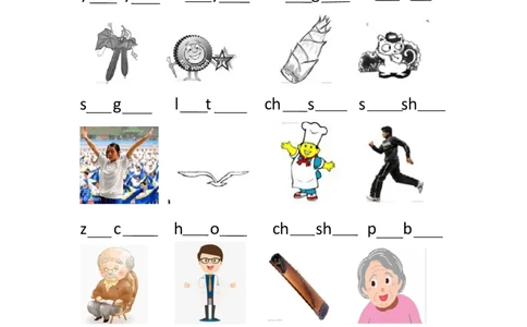 看图补充音节专项练习4套_幼小衔接全套_7.幼小衔接全套_01、拼音_4、拼音试卷