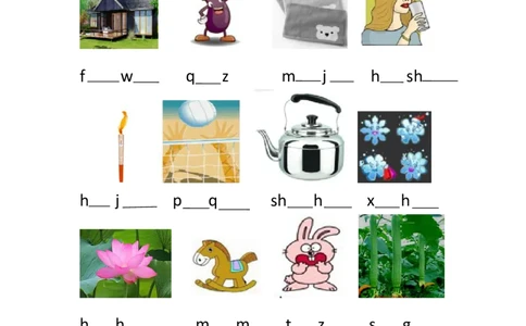 看图补充音节专项练习4套_幼小衔接全套_7.幼小衔接全套_01、拼音_4、拼音试卷