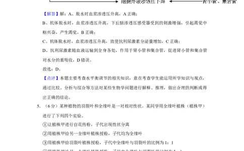 2019年高考生物试卷（新课标Ⅱ）（解析卷）_生物历年高考真题_新&middot;Word版2008-2025&middot;高考生物真题_生物（按年份分类）2008-2025_2019&middot;高考生物真题