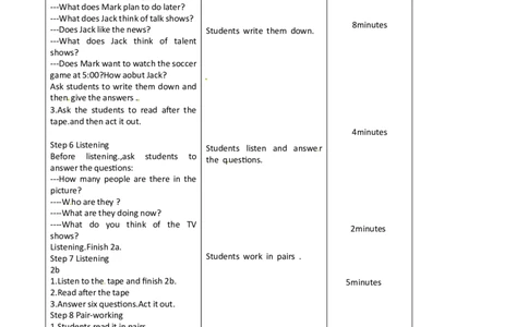 八年级英语教案：Unit5Doyouwanttowatchagameshow1_初中英语新版_最新人教版英语八年级上册_老版（含有参考价值）_01教案人教版初中英语八上（多版本）易提分旗舰店
