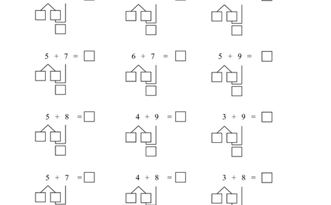 凑十法破十法综合练习题28页_幼小衔接全套_7.幼小衔接全套_02、数学_2、凑十法借十法平十法破十法_5、综合练习48页