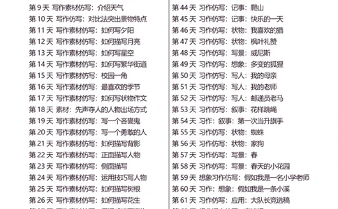 5年级上好文仿写小练笔新155页_A016天天小练笔_5上天天小练笔