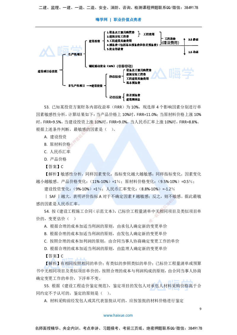 10.2025徐蓉-五年真题解析-2021年真题-单项选择题3_2026年一级建造师_2026年一建经济_2025年一建经济SVIP_03-习题精析✿实战特训✿模考通关_04-经济《五年真题解析》王晓波HX_讲义