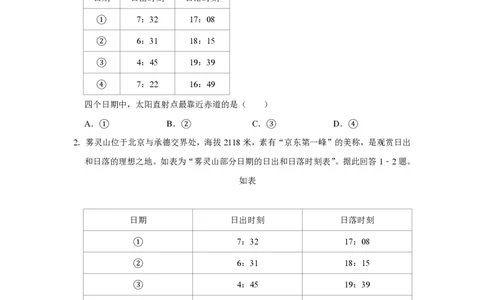 2019年高考地理试卷（江苏）（空白卷）_地理历年高考真题_新&middot;PDF版2008-2025&middot;高考地理真题_地理（按试卷类型分类）2008-2025_自主命题卷&middot;地理（2008-2025）