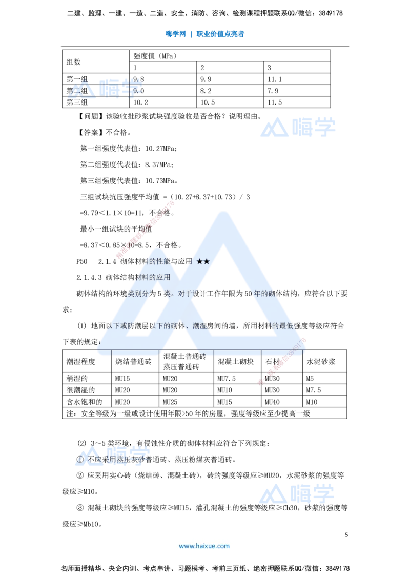 11.2025臧雪志-3D实景通关-第2章建筑材料2.1结构材料-4砌体_2026年一级建造师_2026年一建建筑_2025年一建建筑SVIP_02-基础精讲✿高端面授✿深度强化_讲义