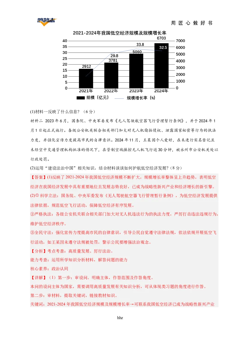 道德与法治（湖南卷）（全解全析）_2025年初中《中考第一次模拟》全国各地区模拟卷（8科全）(1)_2025年《中考第一次模拟卷》初中道法_湖南&radic;