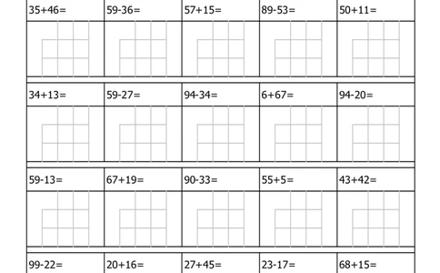 1116-100以内加减法列竖式练习题-1680题(1)_一年级上下册资料_一年级下册小红书同款资料_一下数学_25年一下数学资料