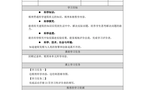 1216三年级科学(人教鄂教版)第五单元回顾-3任务单_三年级上下册资料_小学三年级学习资料-25年更新版_3-09、小学三年级科学上册_人教鄂教版_学习任务单
