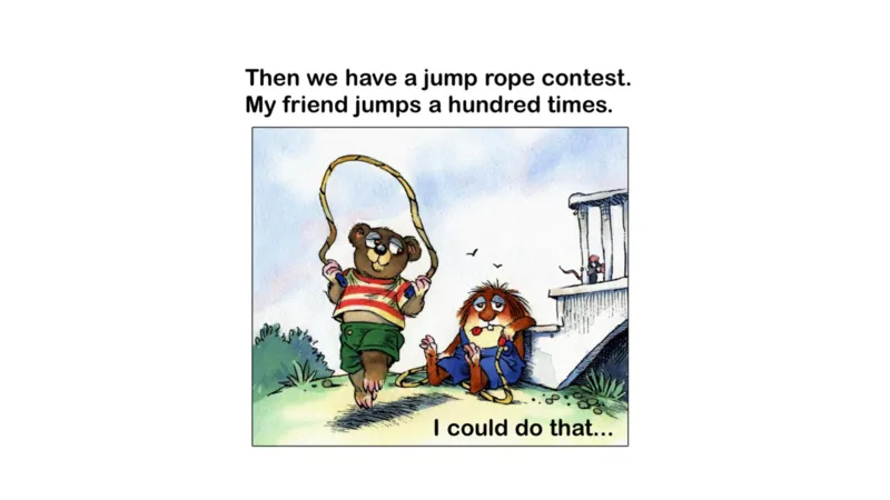 20.Justmyfriendandme_Frank（小毛怪）老师爆笑阅读单词课（50个故事3000词）_小炸毛爆笑故事单词课课件