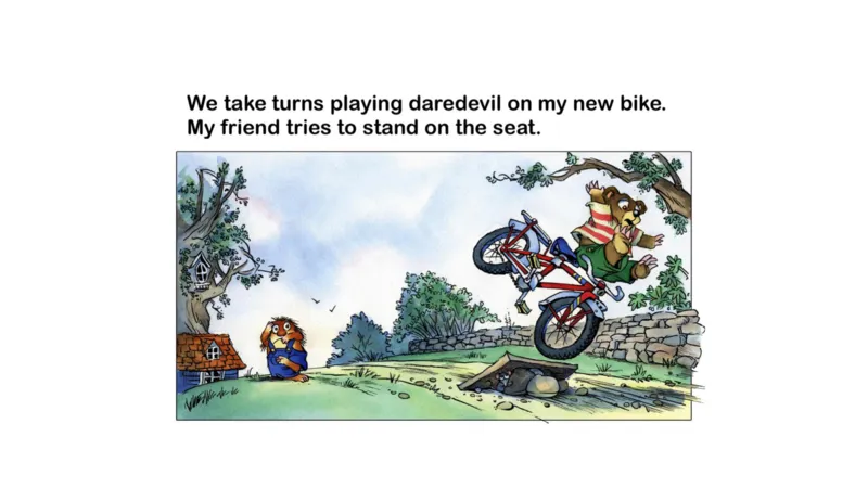 20.Justmyfriendandme_Frank（小毛怪）老师爆笑阅读单词课（50个故事3000词）_小炸毛爆笑故事单词课课件