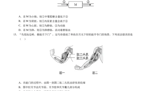 生物（贵州卷）（考试版A4）_2025年初中《中考第一次模拟》全国各地区模拟卷（8科全）(1)_2025年《中考第一次模拟卷》初中生物_贵州&radic;