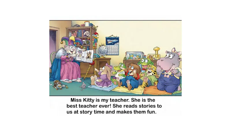 15.Thebestteacherever_Frank（小毛怪）老师爆笑阅读单词课（50个故事3000词）_小炸毛爆笑故事单词课课件