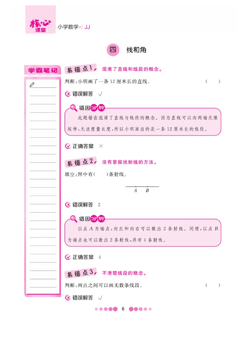 《核心课堂》4年级数学上册（冀教版）册_2024年人教版小学数学一二三四五六年级上册下册期中期末试a0747_小学全科《同步练习+精品试卷》打包下载（1-6年级单元月考期中期末试卷）