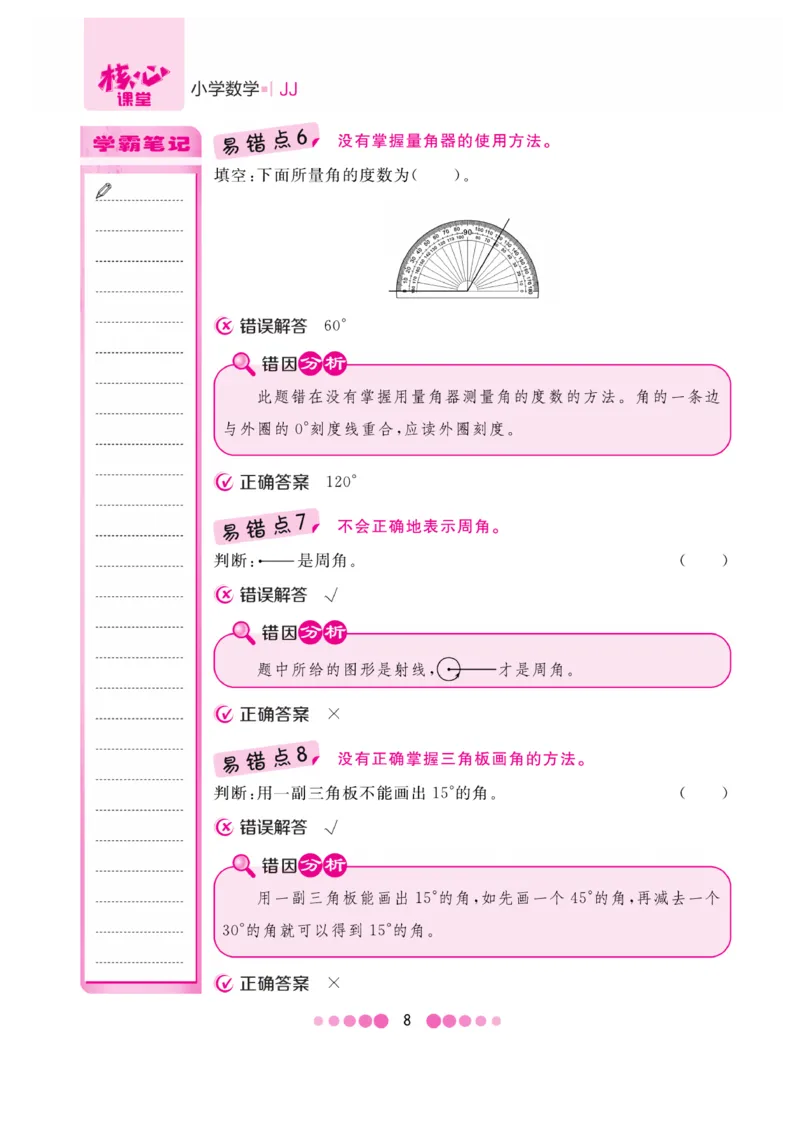《核心课堂》4年级数学上册（冀教版）册_2024年人教版小学数学一二三四五六年级上册下册期中期末试a0747_小学全科《同步练习+精品试卷》打包下载（1-6年级单元月考期中期末试卷）
