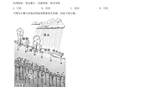 2020年高考地理试卷（浙江）（1月）（空白卷）_地理历年高考真题_新&middot;Word版2008-2025&middot;高考地理真题_地理（按年份分类）2008-2025_2020&middot;地理高考真题