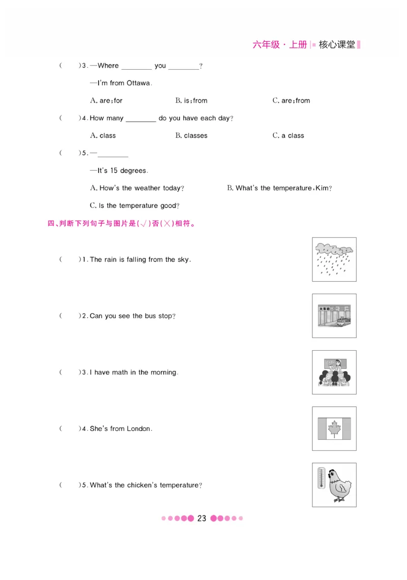 《核心课堂》6年级英语上册（冀教版）书_2024年人教版小学数学一二三四五六年级上册下册期中期末试a0747_小学全科《同步练习+精品试卷》打包下载（1-6年级单元月考期中期末试卷）