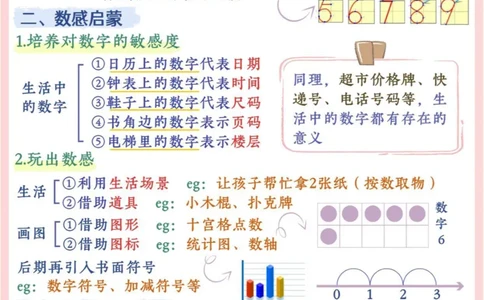 幼小衔接-数学启蒙8页_幼小衔接数学