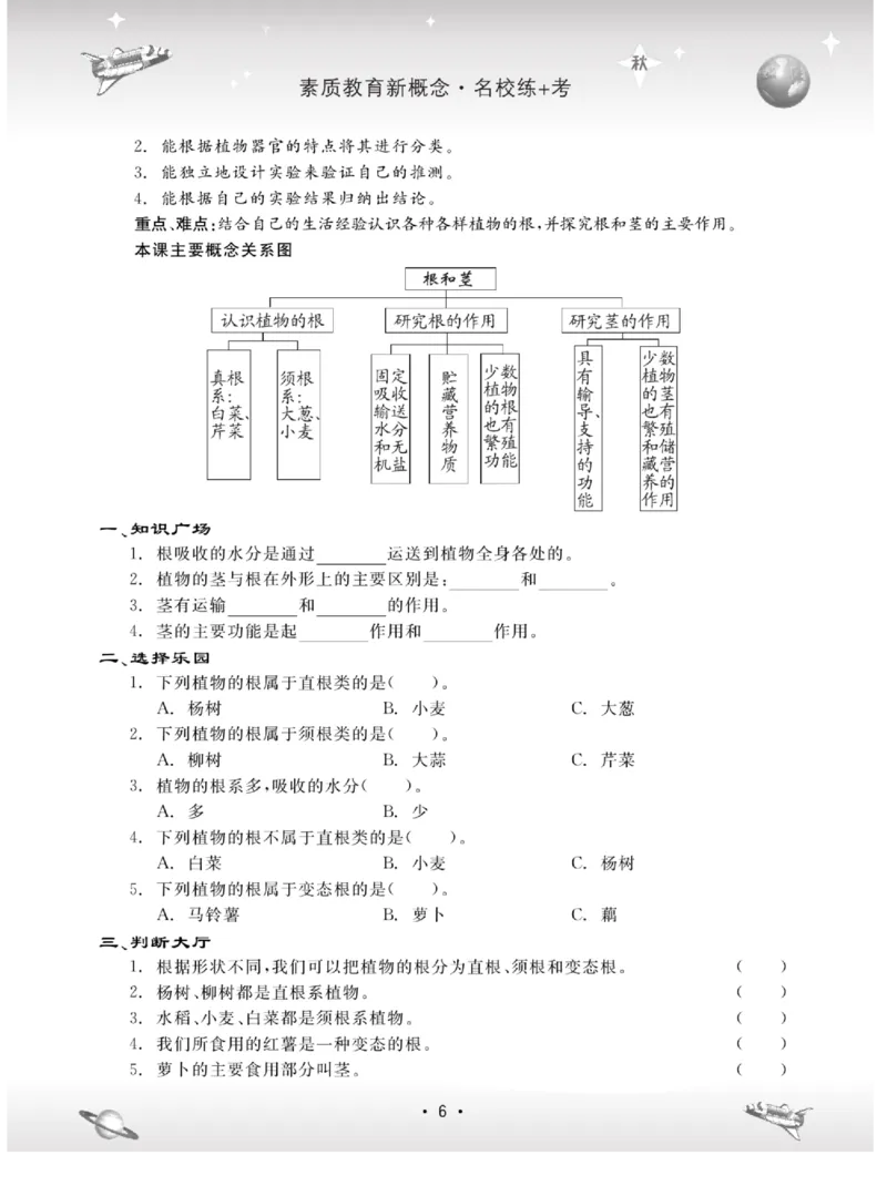 名校练+考五年级上册科学冀人版_2024年人教版小学数学一二三四五六年级上册下册期中期末试a0747_小学全科《同步练习+精品试卷》打包下载（1-6年级单元月考期中期末试卷）_小学科学