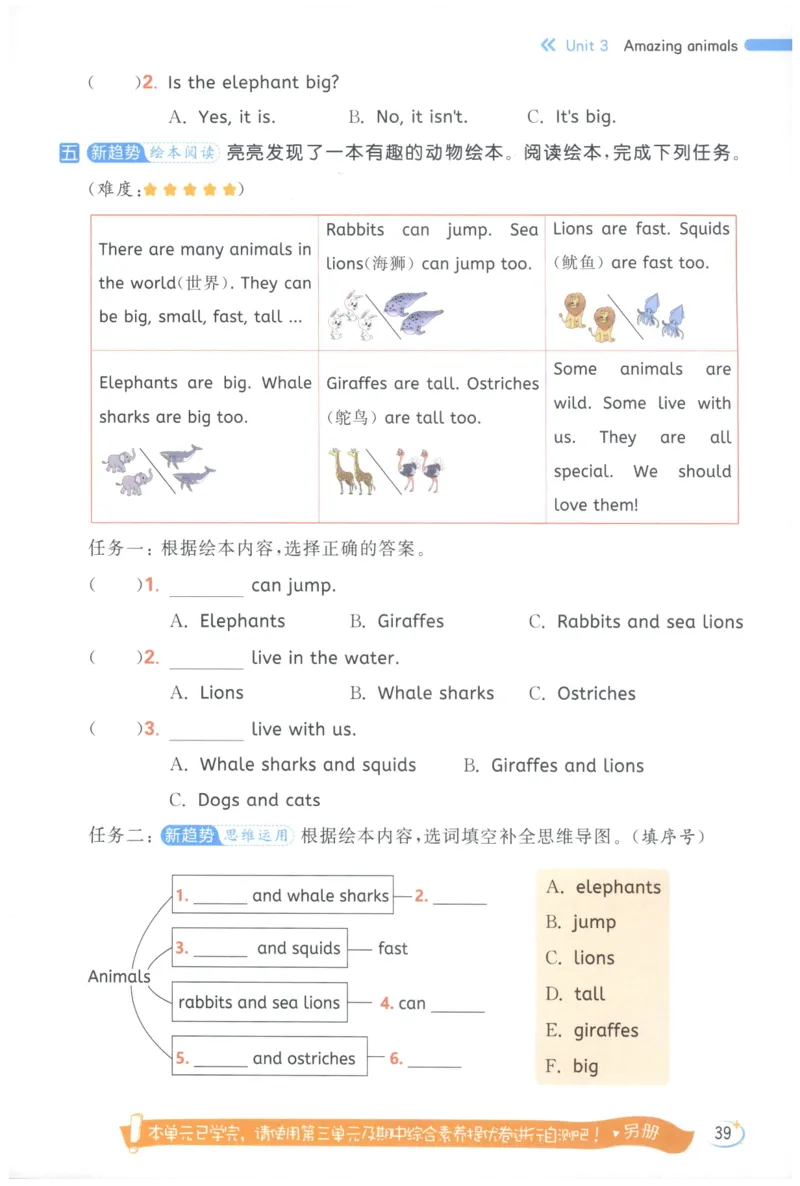 25秋 亮点给力新情境素养 英语人教版 3年级上册