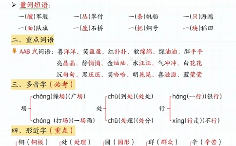 10.08二年级上册语文期中知识点_纯图版_二年级上下册资料_二年级上册小红书同款资料_二年级