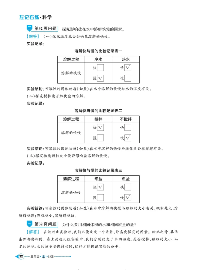 科学苏教版左记右练3年级上册_2024年人教版小学数学一二三四五六年级上册下册期中期末试a0747_小学全科《同步练习+精品试卷》打包下载（1-6年级单元月考期中期末试卷）_小学科学