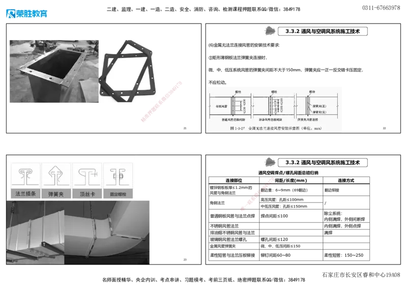 3.3通风与空调工程施工技术2（可打印版）_2026年一级建造师_2026年一建机电_2025年一建机电SVIP_02-基础精讲✿高端面授✿深度强化_12-机电《教材精讲班》王峰RS推荐_讲义