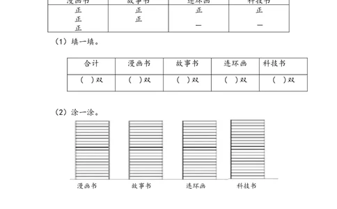 10.5数据的收集与整理_二年级上下册资料_二年级语数英上下册学习资料_3-7-4、小学二年级数学下册_青岛版_2、同步练习_总复习